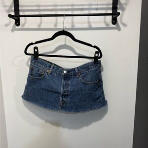 Levi’s Denim Micro Mini Skirt